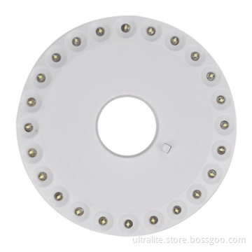 LED Outdoor Portable White Plastic Camping Tent Lamp